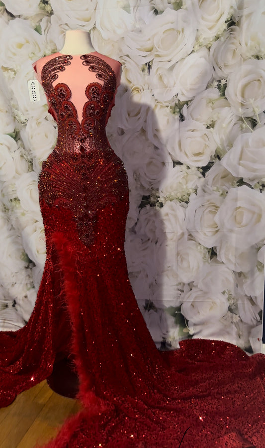 “Hottie” Gown RED (READY TO SHIP)