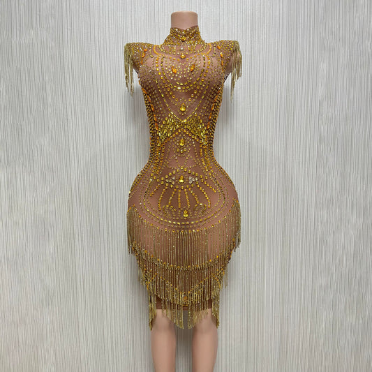 “Golden Girl” Dress