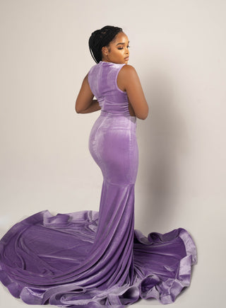 “No Bars” Gown PURPLE (READY TO SHIP)