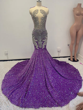 “Angel” Gown Purple (READY TO SHIP)