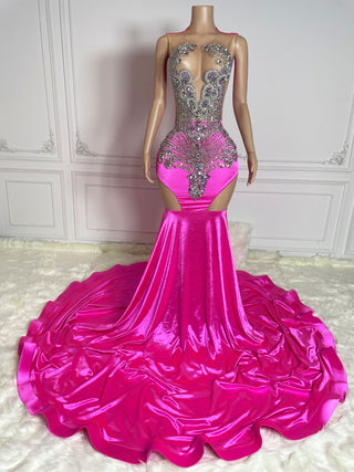 “Pretty Girl” PINK Gown (READY TO SHIP)