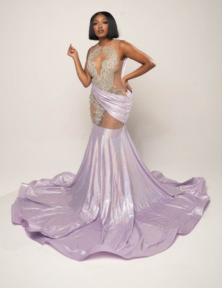 “Imperial Dream” LIGHT PURPLE Gown (READY TO SHIP)